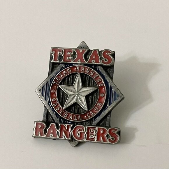 Vintage MLB Texas Rangers Baseball Souvenir Pin - Picture 2 of 7